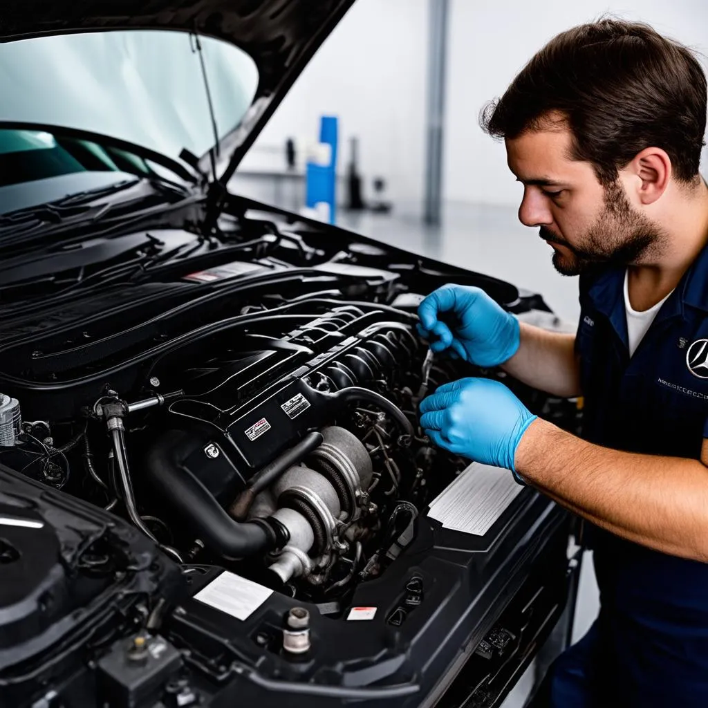 Mercedes-Benz engine repair